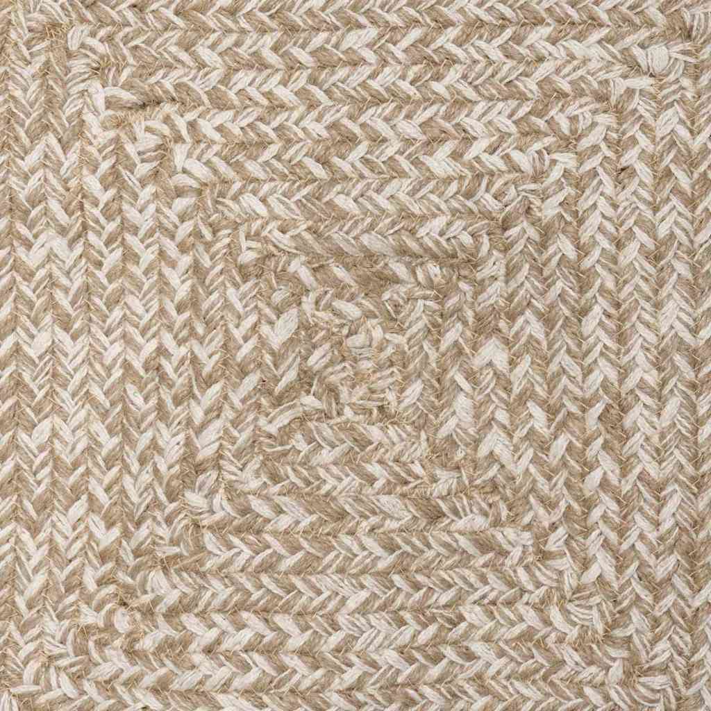 Vloerkleden Natuurlijk en Wit 80 x 200 cm Jute