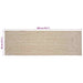 Vloerkleden Natuurlijk en Wit 80 x 200 cm Jute