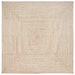 Vloerkleden Natuurlijk en Wit 240 x 240 cm Jute