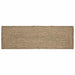 Vloerkleden Naturel en Zwart 80 x 200 cm Jute