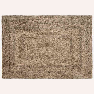 Vloerkleden Naturel en Zwart 160 x 230 cm Jute