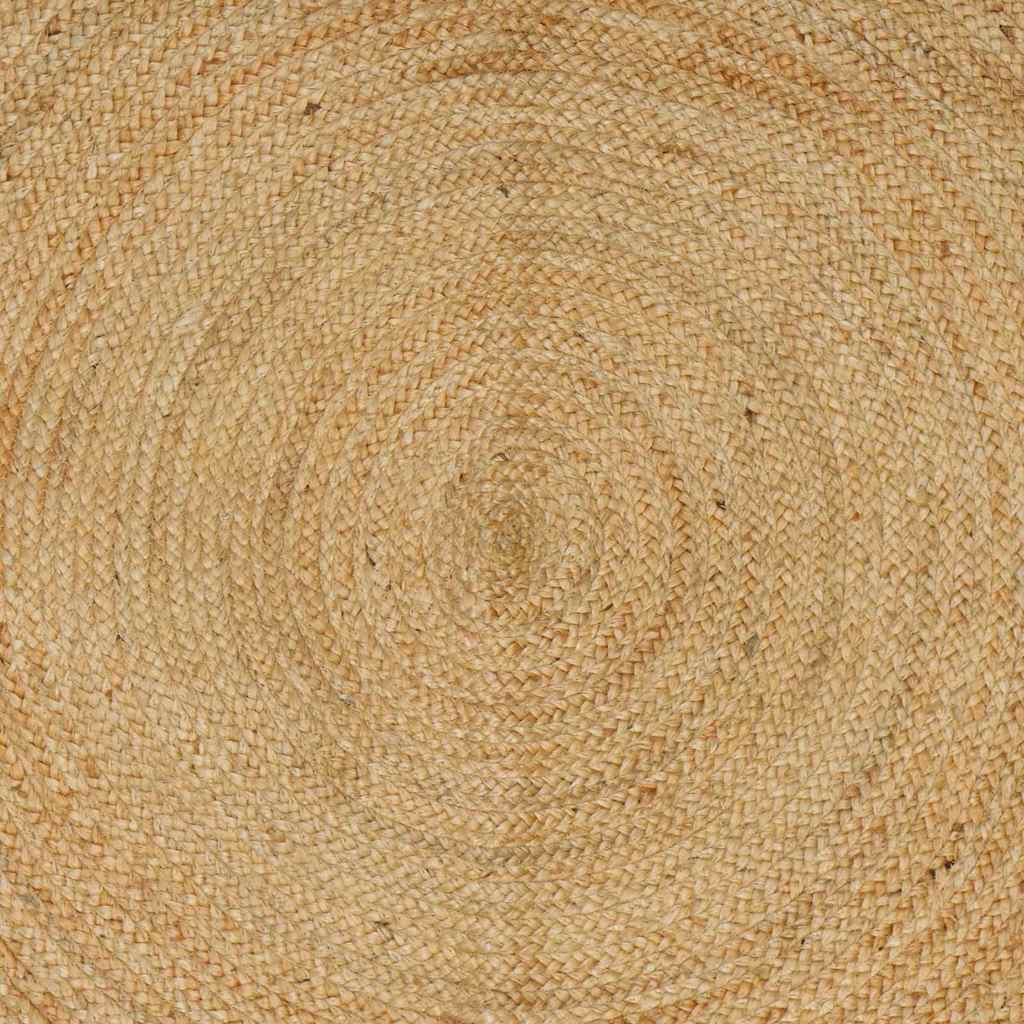 Vloerkleden Naturel 120 x 120 cm Jute