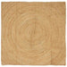 Vloerkleden Naturel 120 x 120 cm Jute