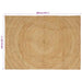 Vloerkleden Naturel 140 x 200 cm Jute