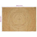 Vloerkleden Naturel 200 x 290 cm Jute