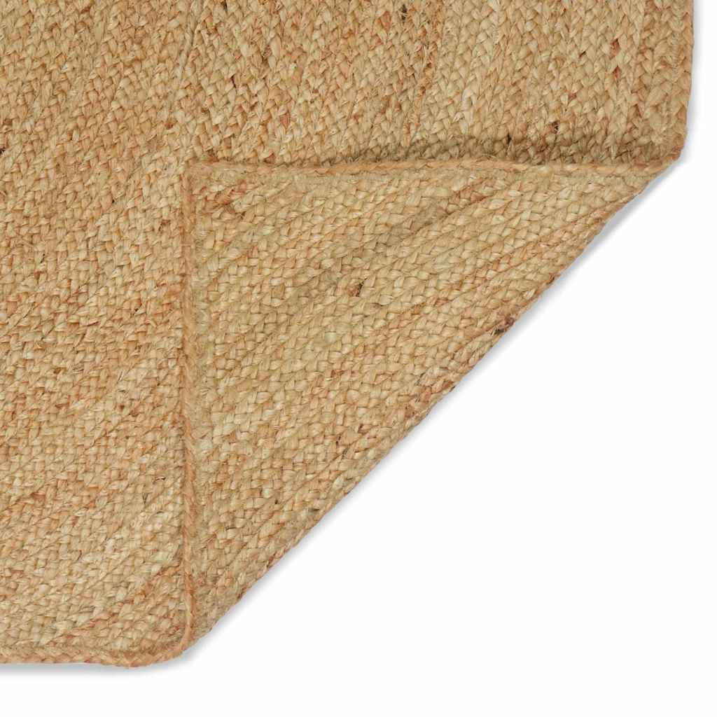 Vloerkleden Naturel 240 x 240 cm Jute