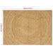 Vloerkleden Naturel 240 x 340 cm Jute