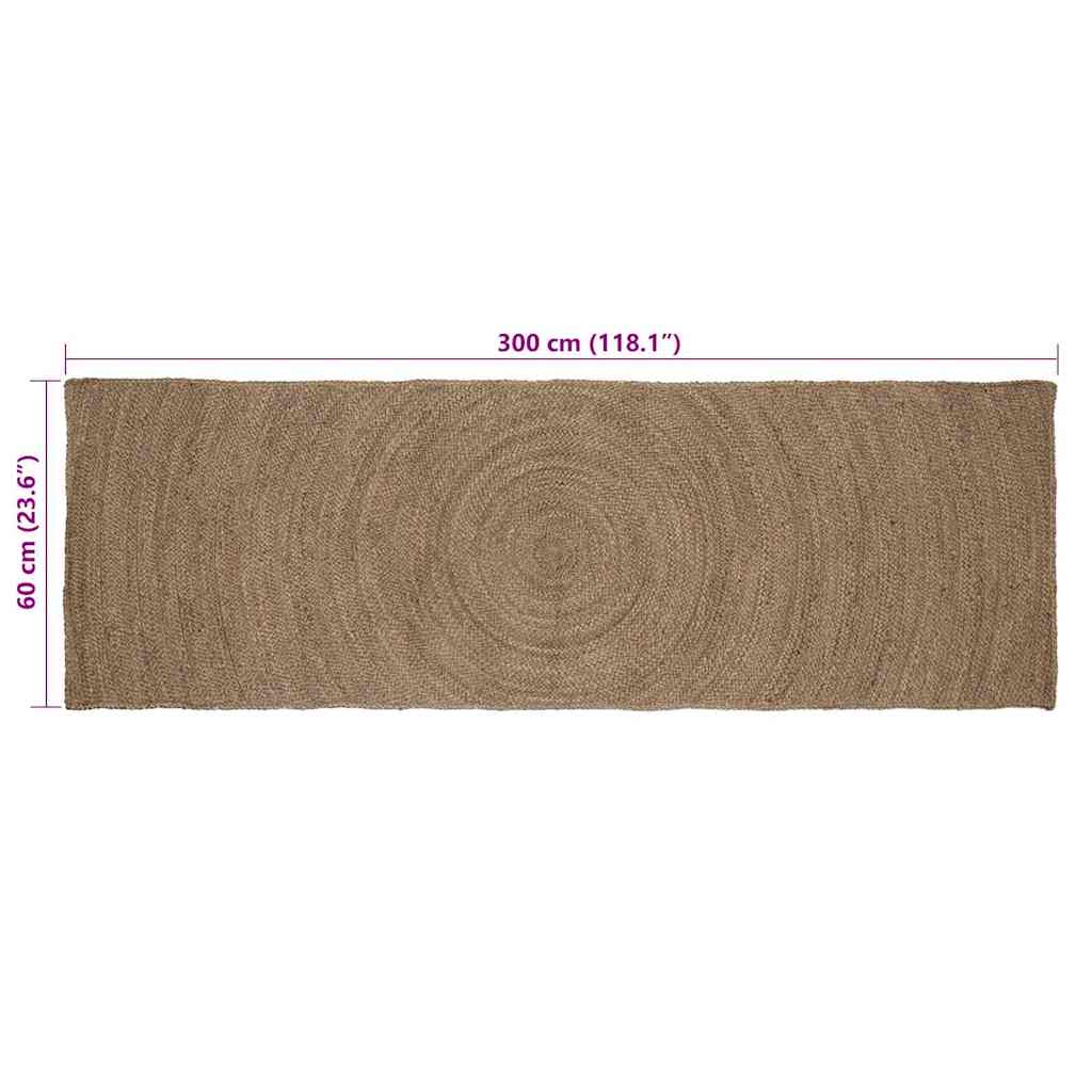 Vloerkleden Grijs 60 x 300 cm Jute