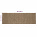 Vloerkleden Grijs 80 x 250 cm Jute