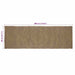 Vloerkleden Grijs 80 x 300 cm Jute