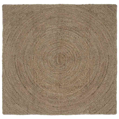 Vloerkleden Grijs 120 x 120 cm Jute