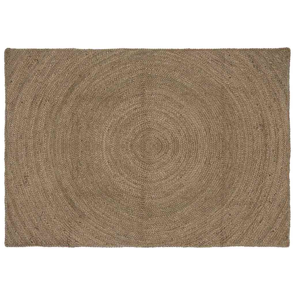 Vloerkleden Grijs 120 x 170 cm Jute