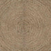 Vloerkleden Grijs 160 x 160 cm Jute