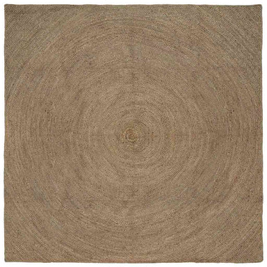 Vloerkleden Grijs 240 x 240 cm Jute