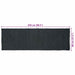 Vloerkleden Donkergrijs 80 x 250 cm Jute