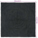 Vloerkleden Donkergrijs 120 x 120 cm Jute