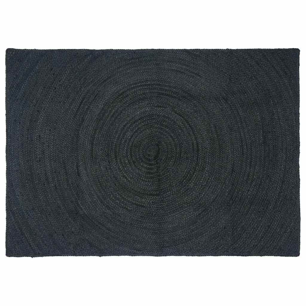 Vloerkleden Donkergrijs 140 x 200 cm Jute