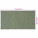 Vloerkleden Olijfgroen 60 x 110 cm Jute