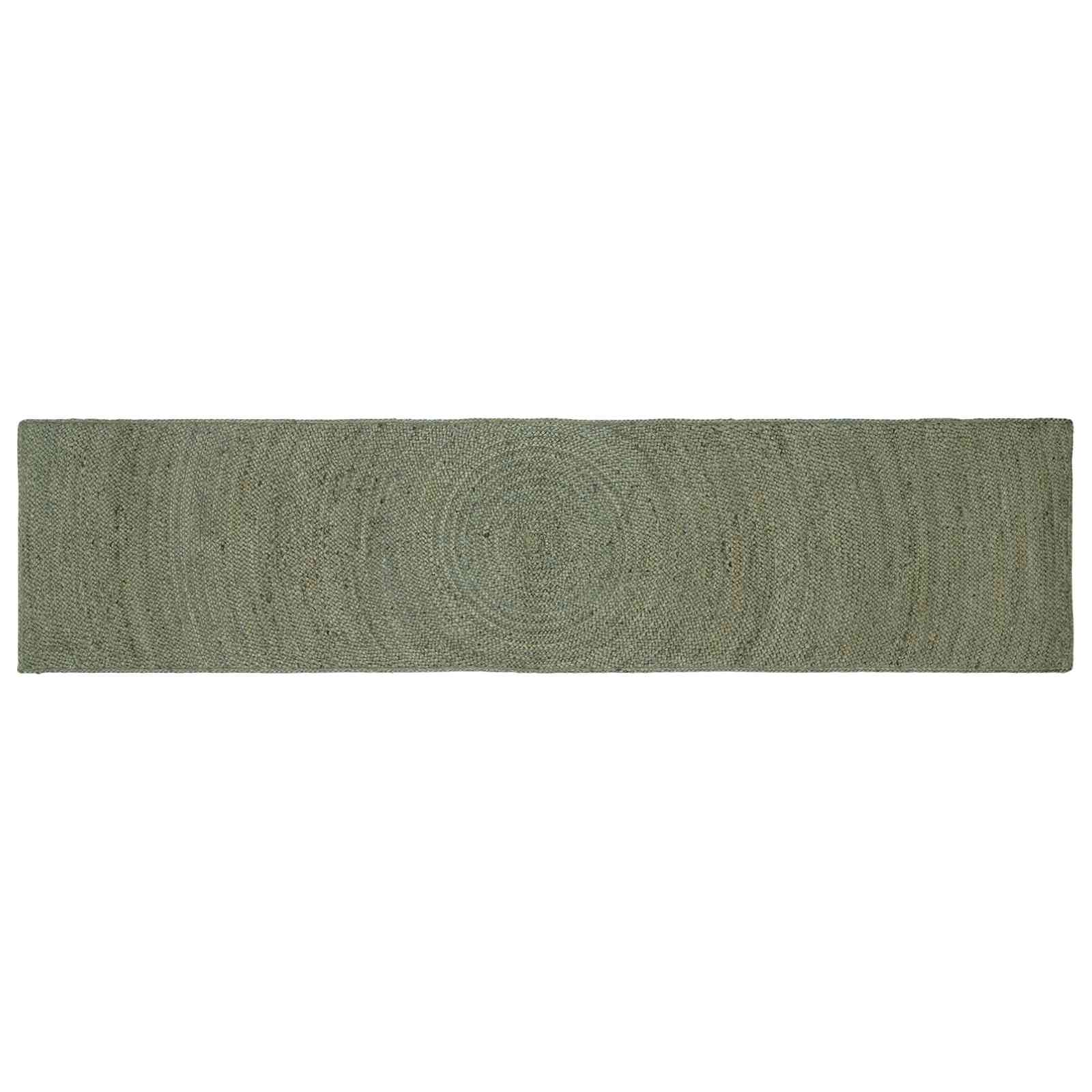 Vloerkleden Olijfgroen 60 x 200 cm Jute