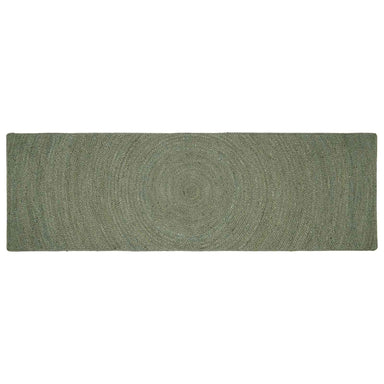 Vloerkleden Olijfgroen 80 x 250 cm Jute