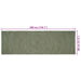 Vloerkleden Olijfgroen 80 x 300 cm Jute