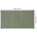 Vloerkleden Olijfgroen 100 x 200 cm Jute