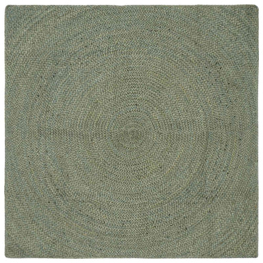 Vloerkleden Olijfgroen 120 x 120 cm Jute