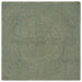 Vloerkleden Olijfgroen 120 x 120 cm Jute