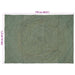 Vloerkleden Olijfgroen 120 x 170 cm Jute
