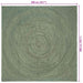 Vloerkleden Olijfgroen 200 x 200 cm Jute