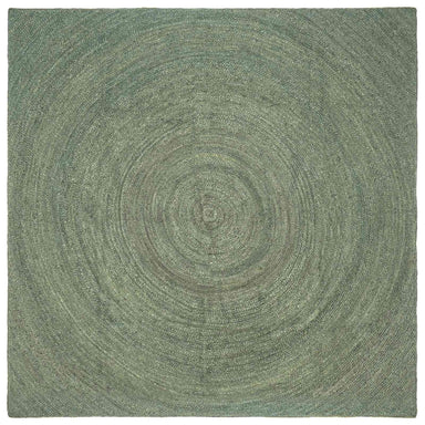 Vloerkleden Olijfgroen 240 x 240 cm Jute