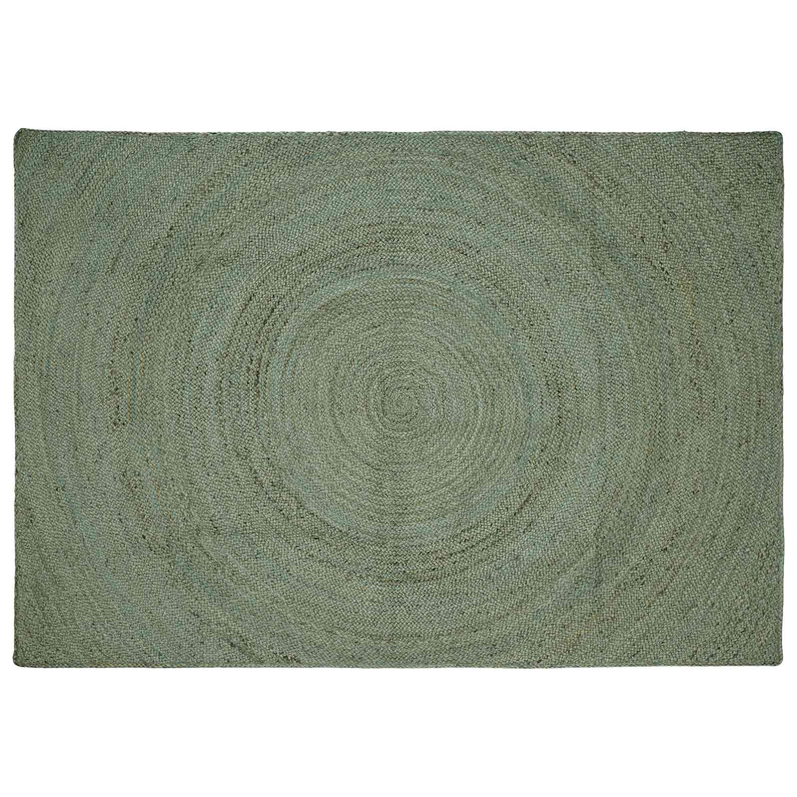 Vloerkleden Olijfgroen 240 x 340 cm Jute