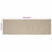 Vloerkleden Natuurlijk en Wit 60 x 250 cm Jute
