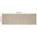 Vloerkleden Natuurlijk en Wit 80 x 200 cm Jute