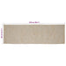 Vloerkleden Natuurlijk en Wit 80 x 250 cm Jute