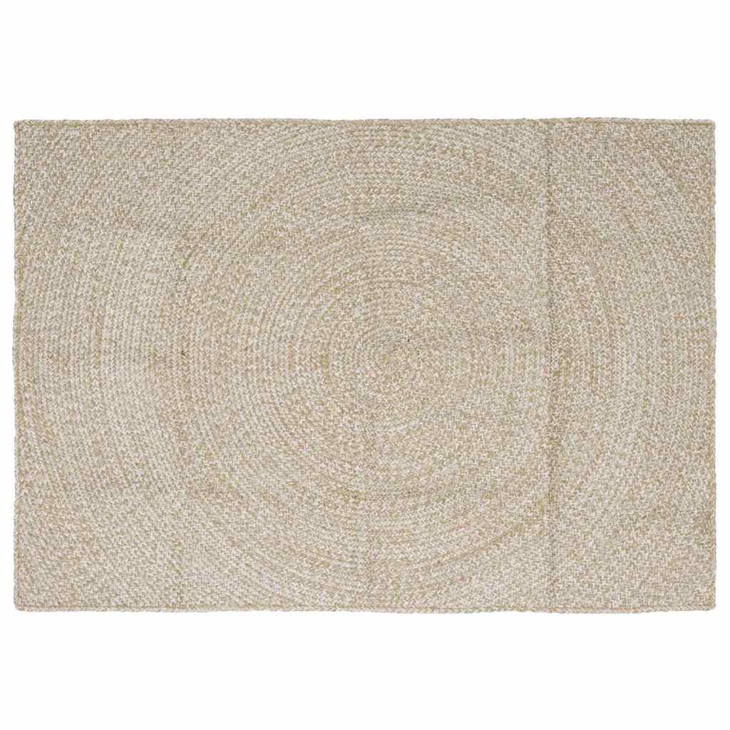Vloerkleden Natuurlijk en Wit 140 x 200 cm Jute