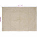 Vloerkleden Natuurlijk en Wit 160 x 230 cm Jute