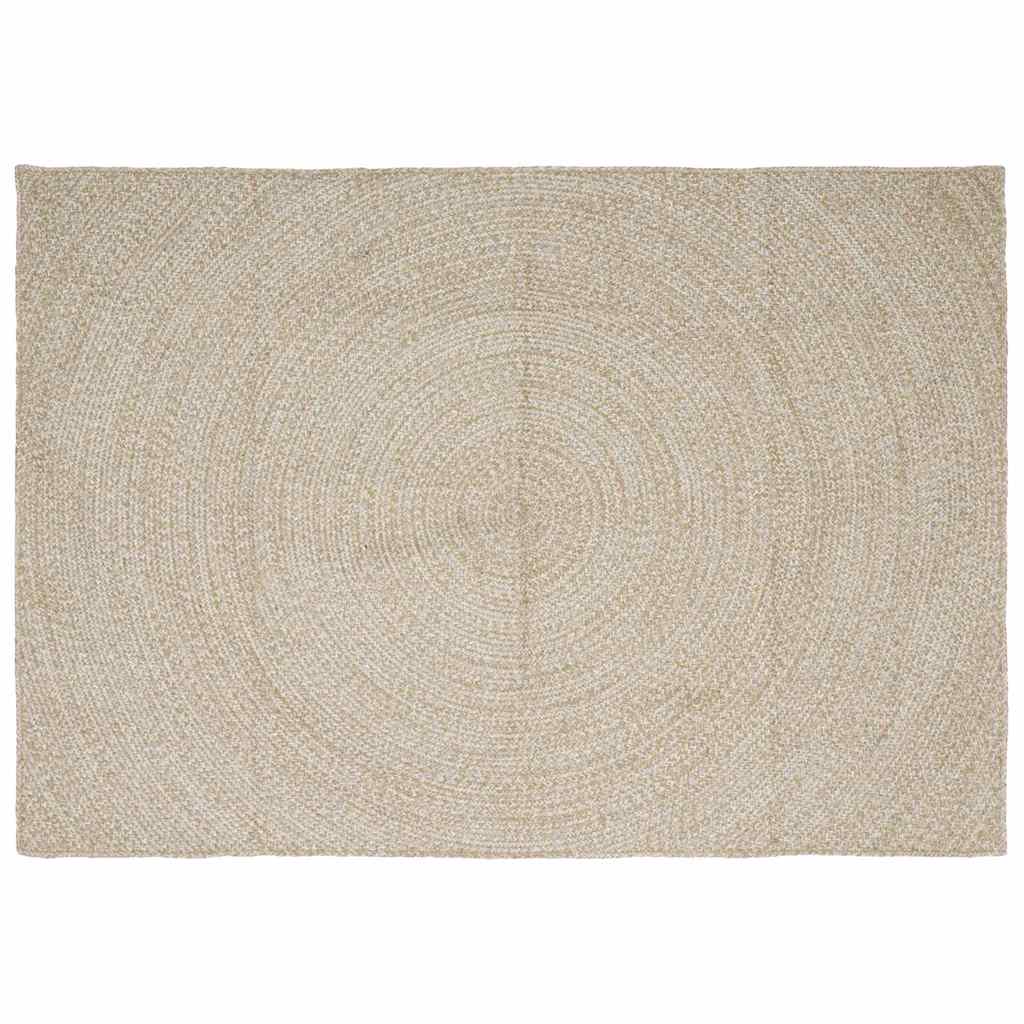 Vloerkleden Natuurlijk en Wit 240 x 340 cm Jute