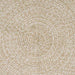 Vloerkleden Natuurlijk en Wit 300 x 300 cm Jute