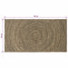 Vloerkleden Naturel en Zwart 60 x 110 cm Jute