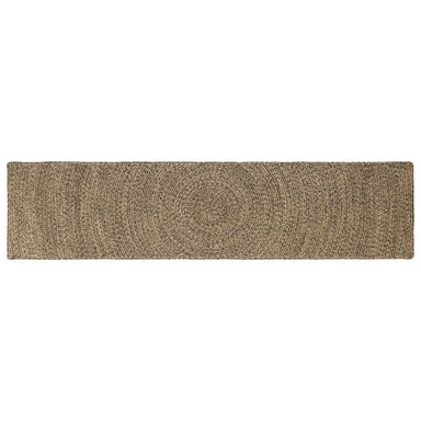 Vloerkleden Naturel en Zwart 60 x 250 cm Jute