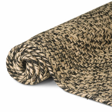 Vloerkleden Naturel en Zwart 60 x 300 cm Jute