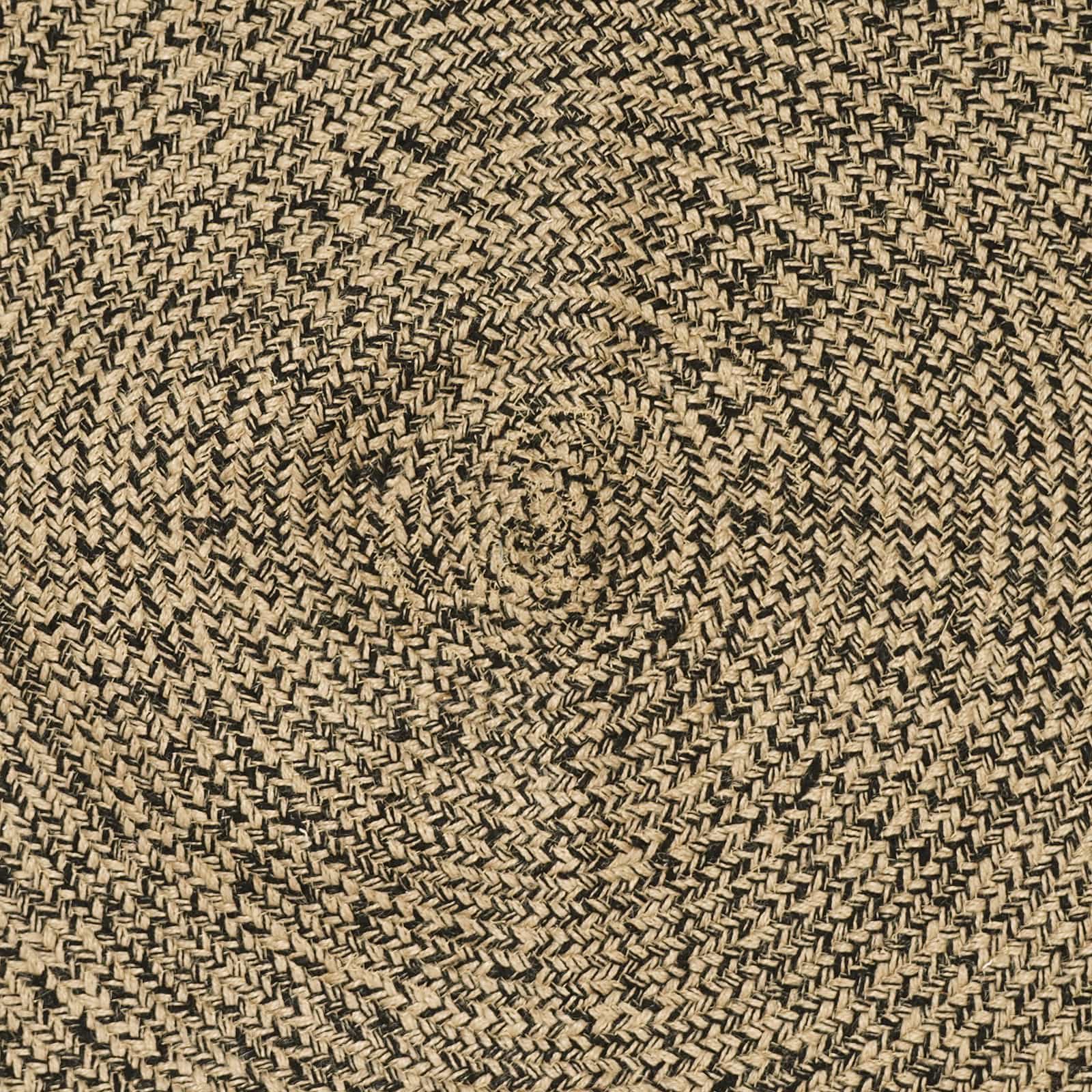 Vloerkleden Naturel en Zwart 60 x 300 cm Jute