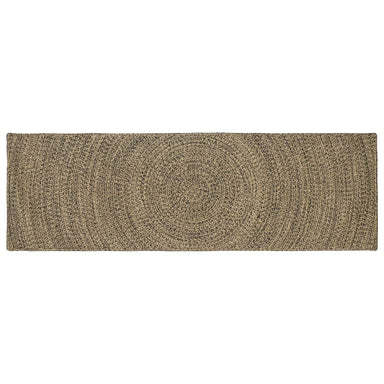 Vloerkleden Naturel en Zwart 80 x 200 cm Jute