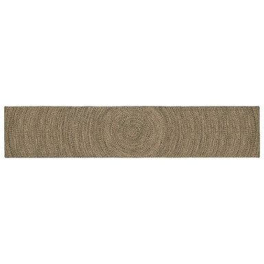 Vloerkleden Naturel en Zwart 80 x 400 cm Jute