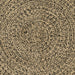 Vloerkleden Naturel en Zwart 80 x 400 cm Jute