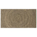 Vloerkleden Naturel en Zwart 100 x 200 cm Jute