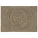 Vloerkleden Naturel en Zwart 120 x 170 cm Jute