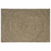 Vloerkleden Naturel en Zwart 200 x 290 cm Jute