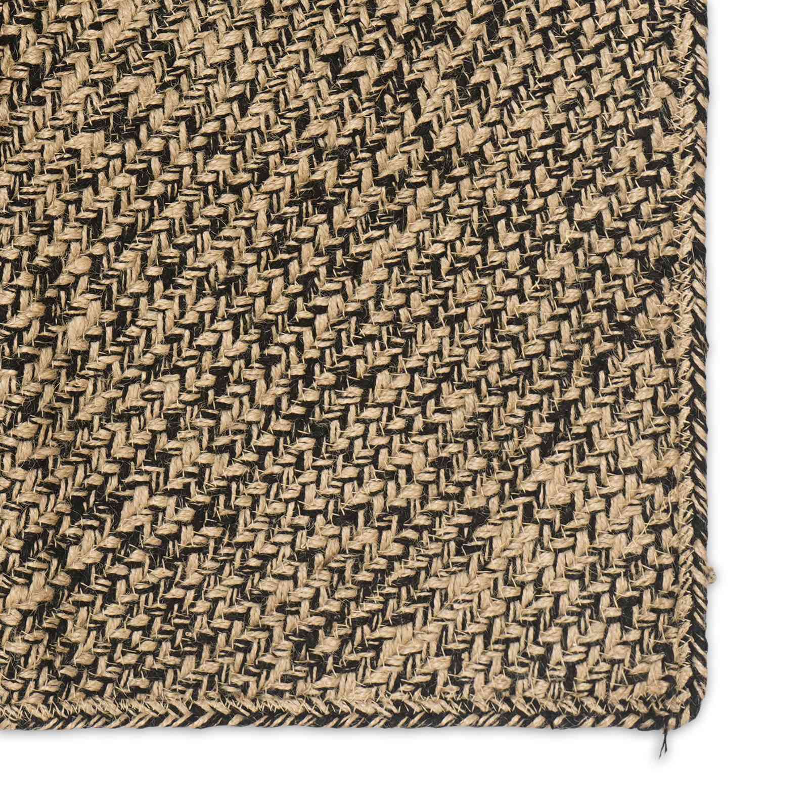 Vloerkleden Naturel en Zwart 240 x 340 cm Jute